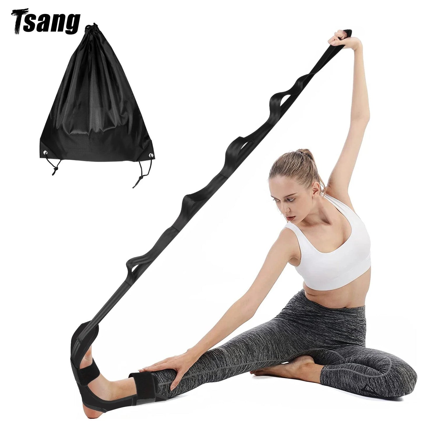 MULTIFUNCTIONAL YOGA LEG STRETCHER BELT