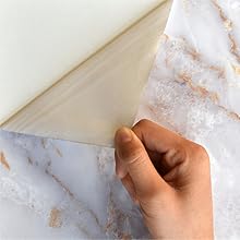 Self-Adhesive Marble Texture Vinyl Contact Paper