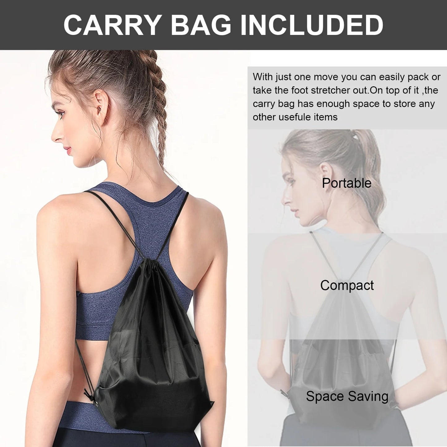 MULTIFUNCTIONAL YOGA LEG STRETCHER BELT