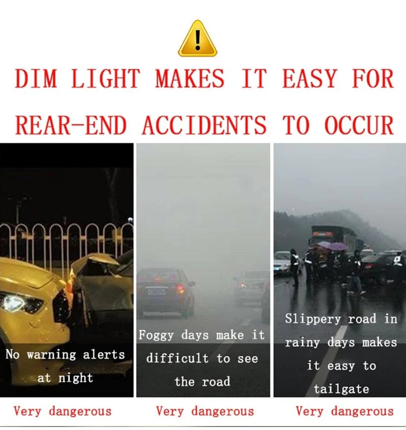 Solar Powered Rechargeable LED Shark Fin Car Roof Antenna