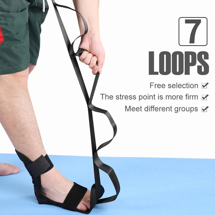 MULTIFUNCTIONAL YOGA LEG STRETCHER BELT