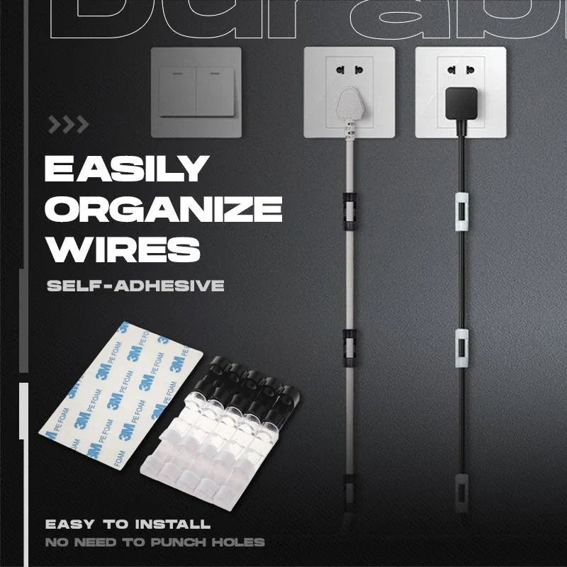 Self Adhesive Wires and Cables Organizer Clips