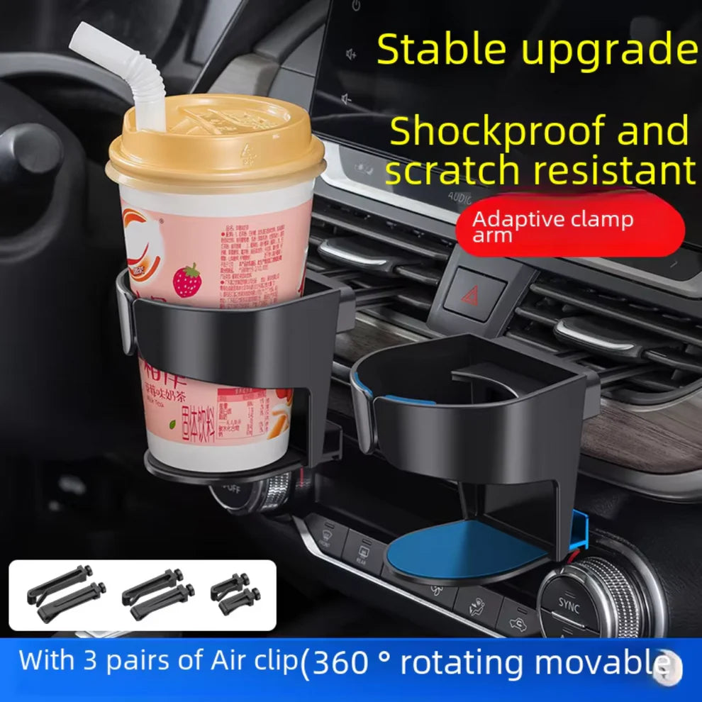 2 in 1 AC Vent Car Cup Holder (Universal Fit For All Cars)