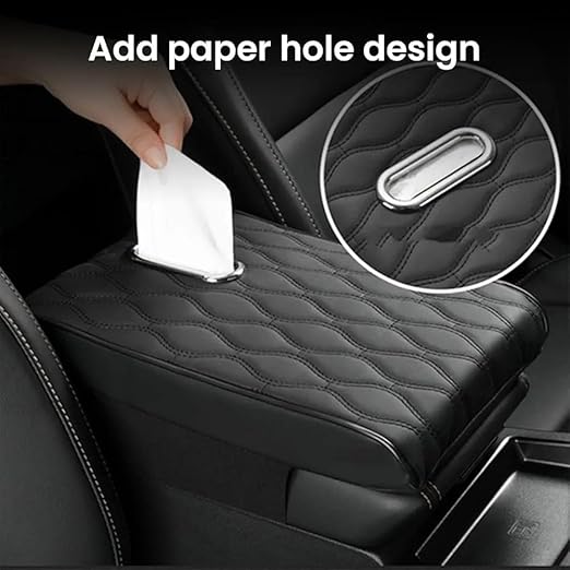 2 in 1 CAR ARMREST CONSOLE CUSHION - UNIVERSAL FIT FOR ALL CARS