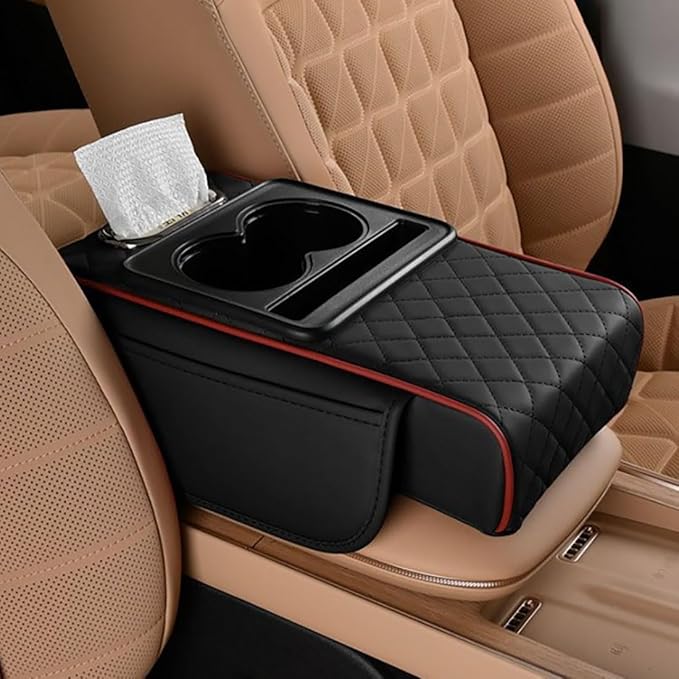 5 in 1 CAR ARMREST CONSOLE CUSHION - UNIVERSAL FIT FOR ALL CARS
