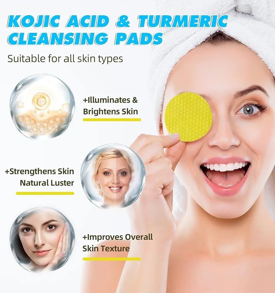 Turmeric & Kojic Acid Face Cleansing Pads
