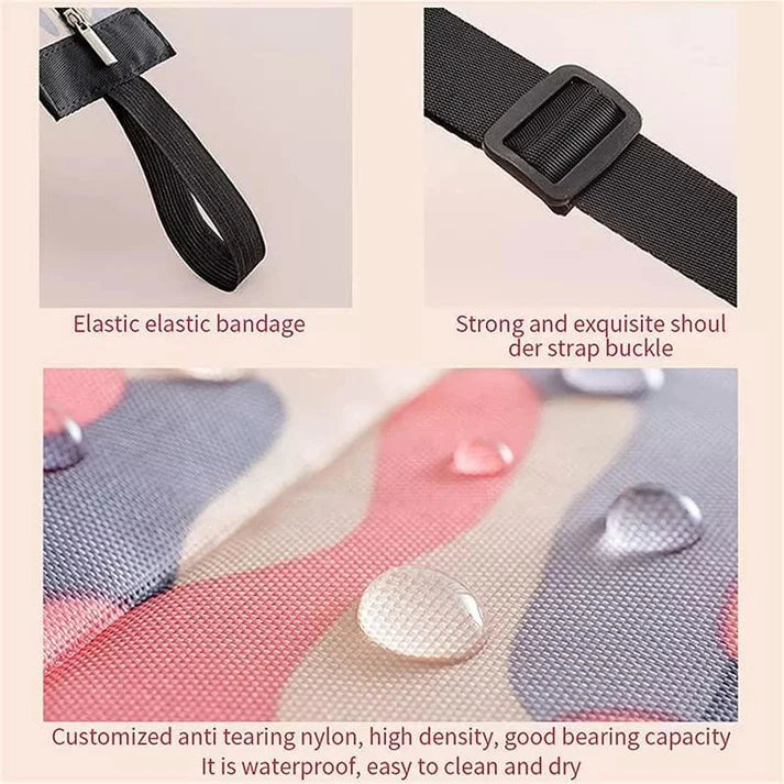 2 in 1 Space Saver Foldable Strip Tote Bag