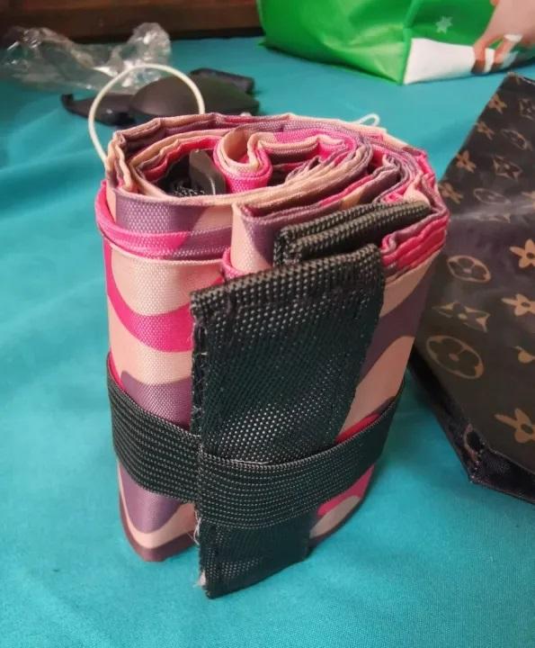 2 in 1 Space Saver Foldable Strip Tote Bag