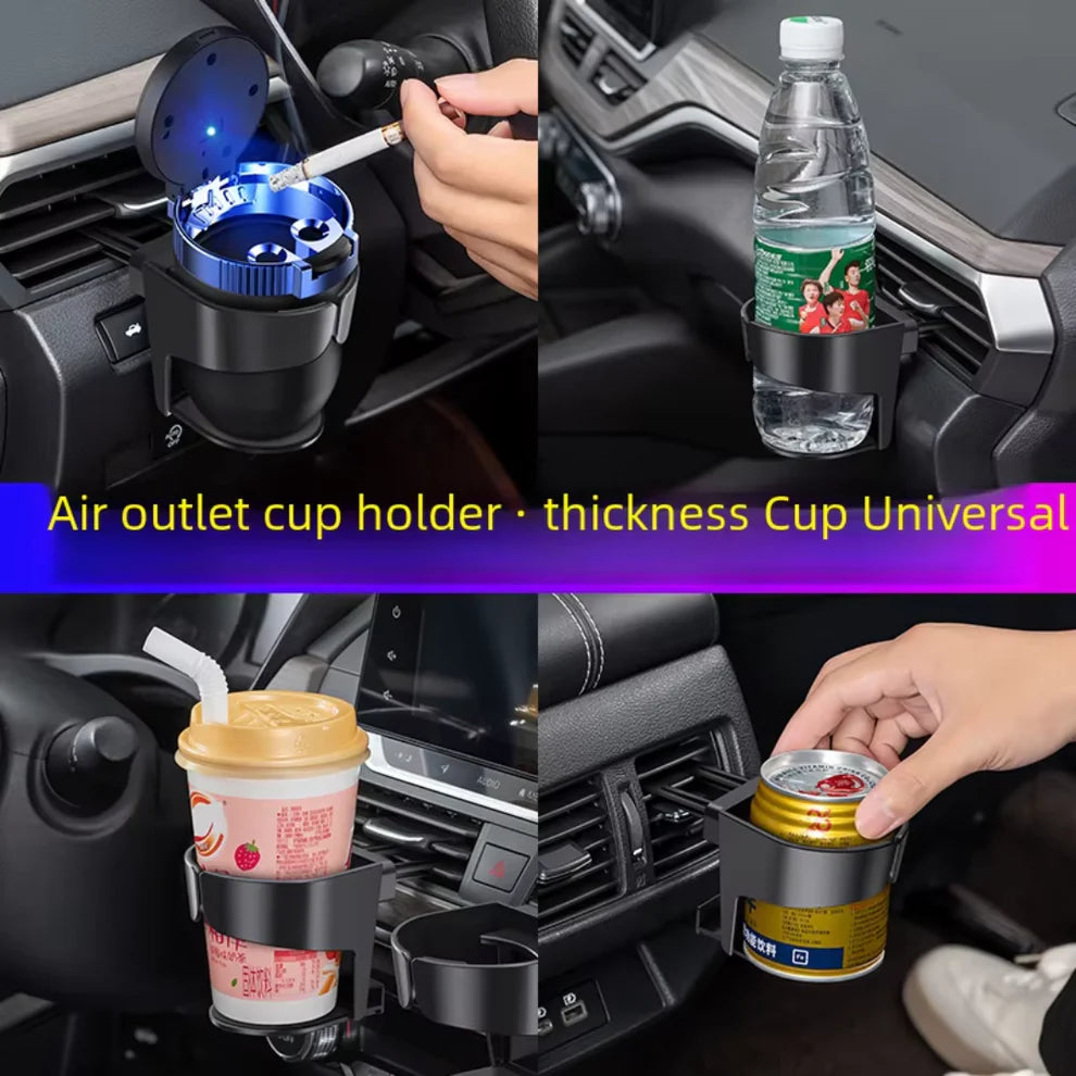 2 in 1 AC Vent Car Cup Holder (Universal Fit For All Cars)