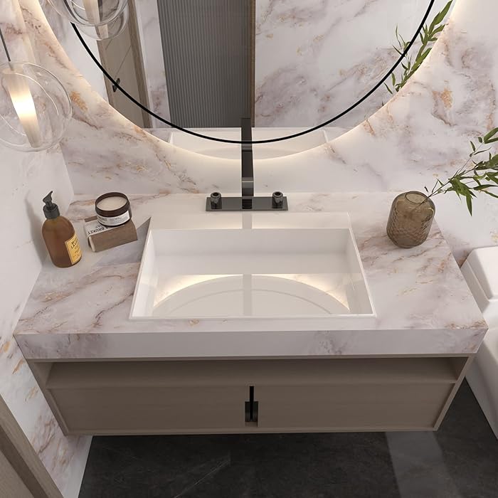 Self-Adhesive Marble Texture Vinyl Contact Paper