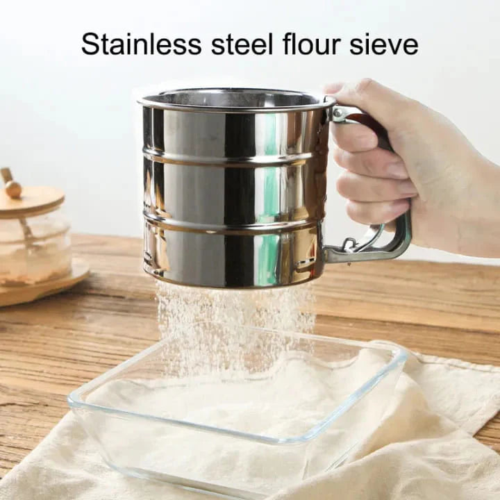 Stainless Steel Flour Sifter (Atta Chhani)