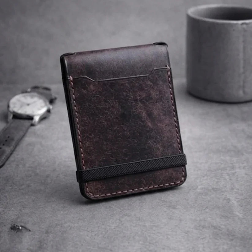 Multipurpose Premium Leather Money Clip Wallet with Card holders