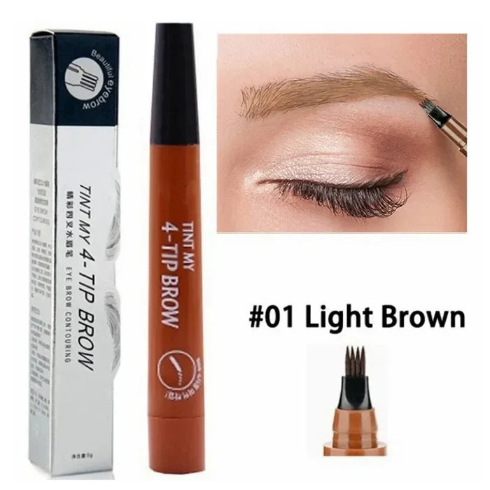 Waterproof 4 Points Long Lasting Eyebrow Pen