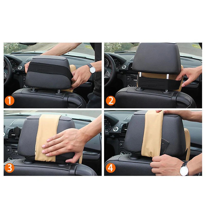 Car Seat Neck Rest Memory Foam Cushion