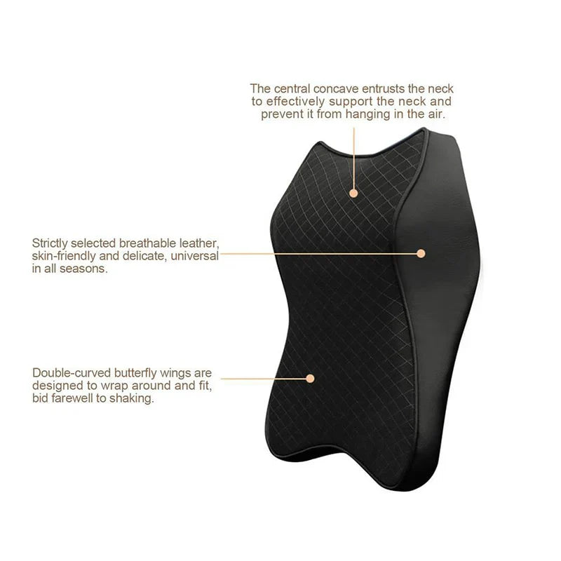 Car Seat Neck Rest Memory Foam Cushion