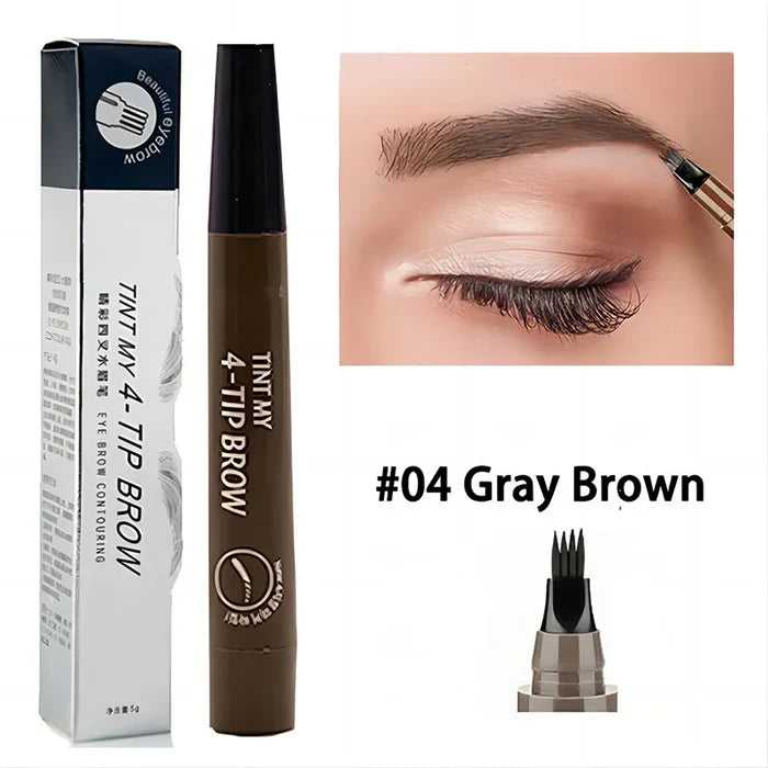 Waterproof 4 Points Long Lasting Eyebrow Pen