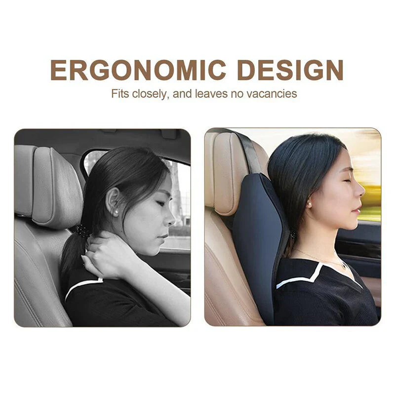 Car Seat Neck Rest Memory Foam Cushion