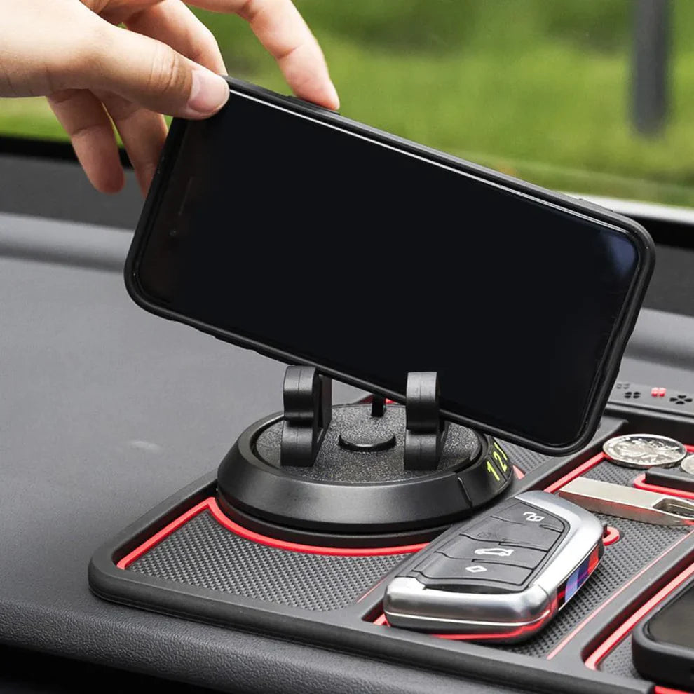 5 in 1 Anti Slip Mat for Car with Phone Holder and Parking Display Number
