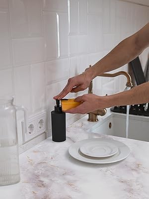 Self-Adhesive Marble Texture Vinyl Contact Paper