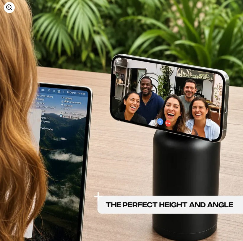 Stainless Steel Insulated Bottle with 360 Degree Rotating Universal Magnetic Phone Mount Holder
