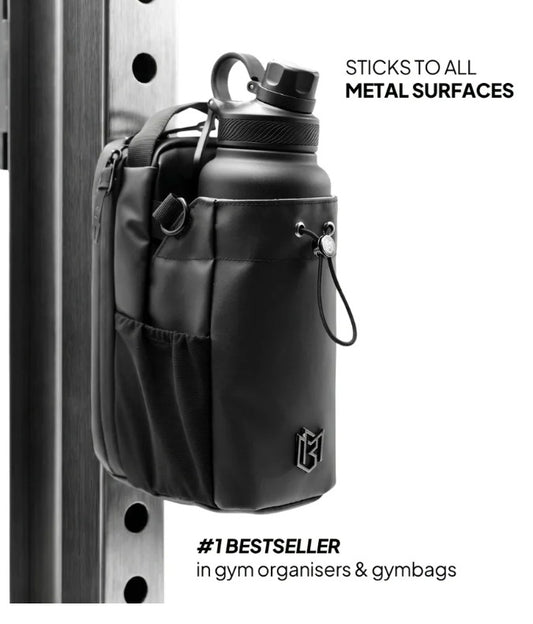 Multipurpose 4 in 1 Magnetic Sling Gym Bag with Bottle Mobile Phone and Towel Holder