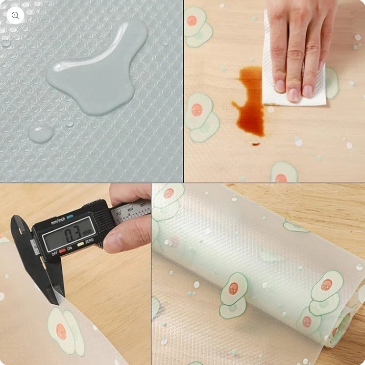 Anti Slip Kitchen and Drawer Decorative Mat Roll