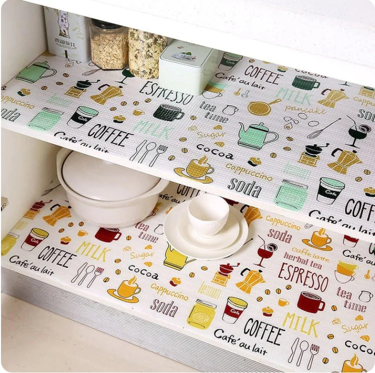 Anti Slip Kitchen and Drawer Decorative Mat Roll