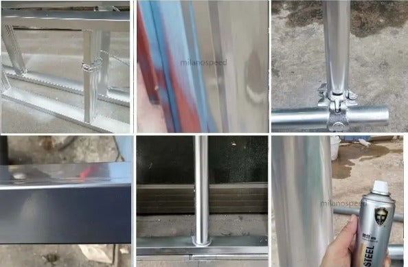 Anti Rust Metallic and Stainless Steel Silver Chrome Paint Spray