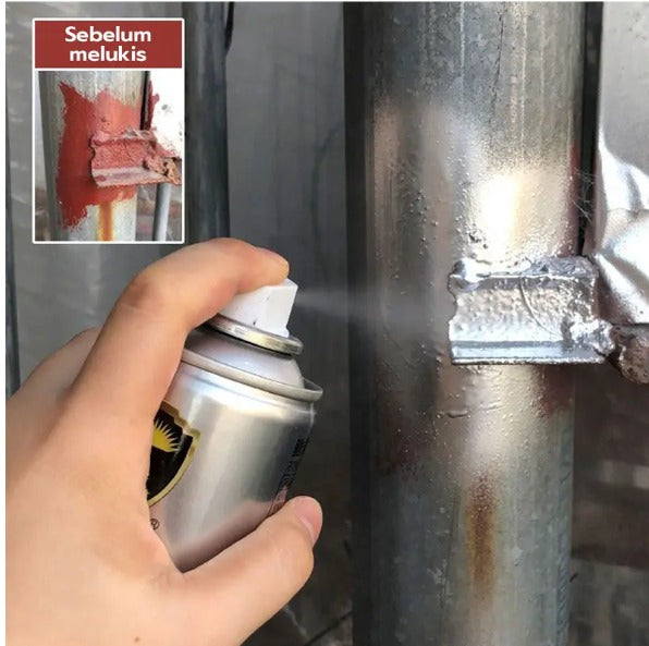 Anti Rust Metallic and Stainless Steel Silver Chrome Paint Spray