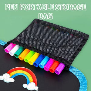 Reusable and Erasable Doodle Book with Free Wet Wipes and Colored Sketch pens