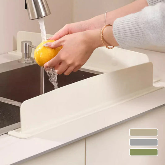 Silicone Kitchen Splash Guard with Integrated Suction Cup