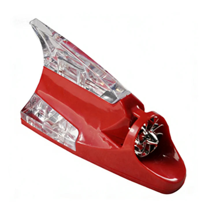 Wind Powered LED Shark Fin Car Roof Antenna